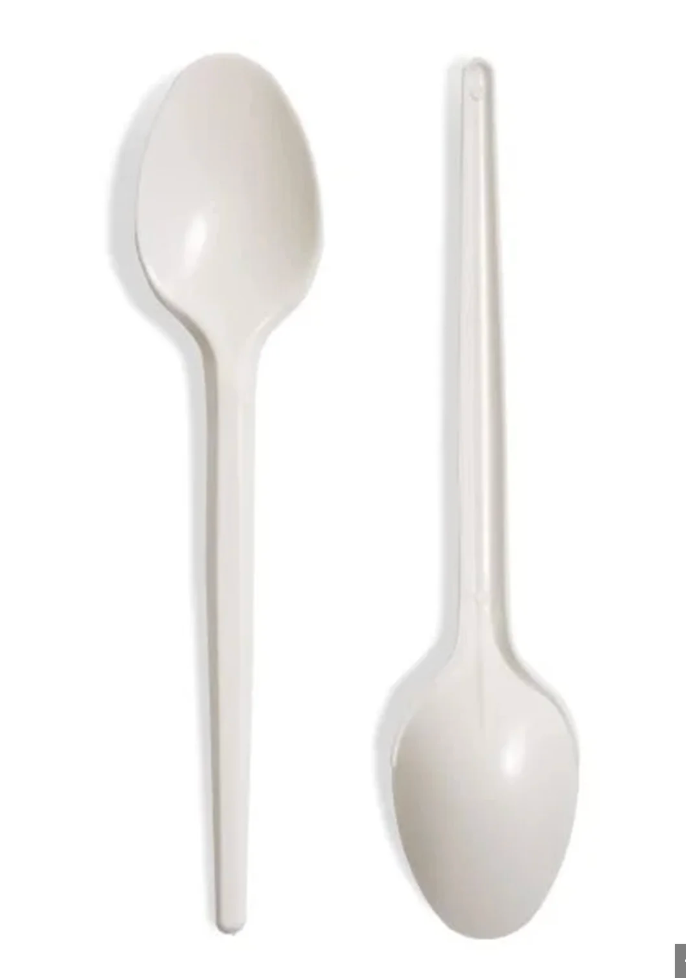 Disposable Clear Plastic Spoon Set
