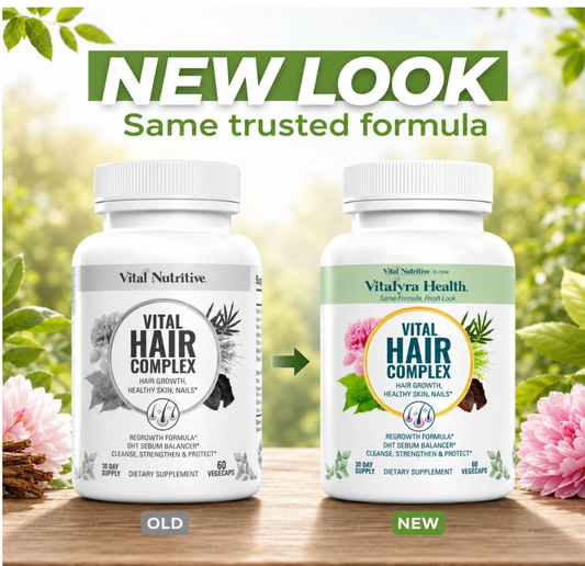 VITAL NUTRITIVE Biotin Hair Growth Vitamins 60 Count