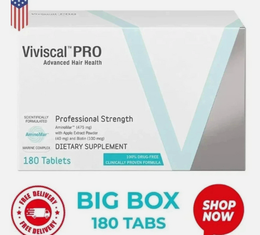 Viviscal Pro Advanced Hair Growth Supplement Pack of 4