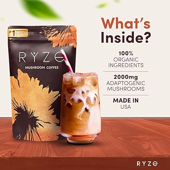 RYZE Mushroom Coffee + Matcha combine pack