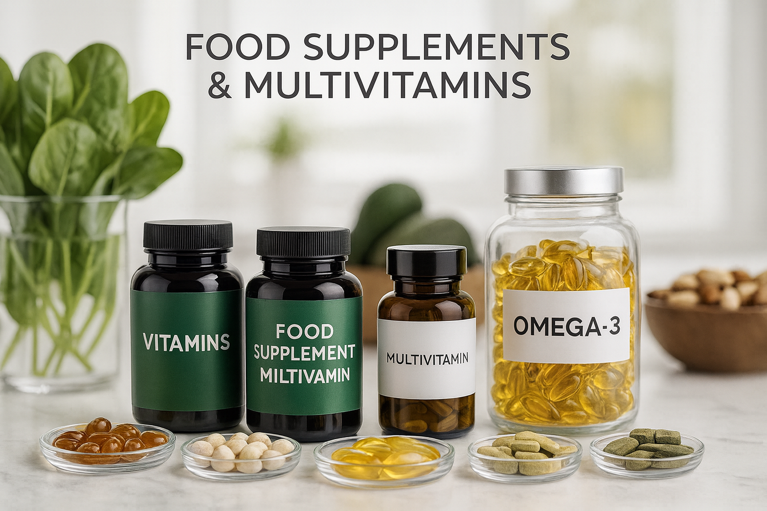 Food supplements and multivitamins