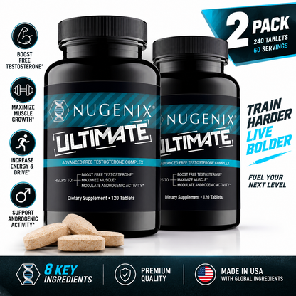 Nugenix Ultimate Testosterone 120 Ct, PACK OF 2