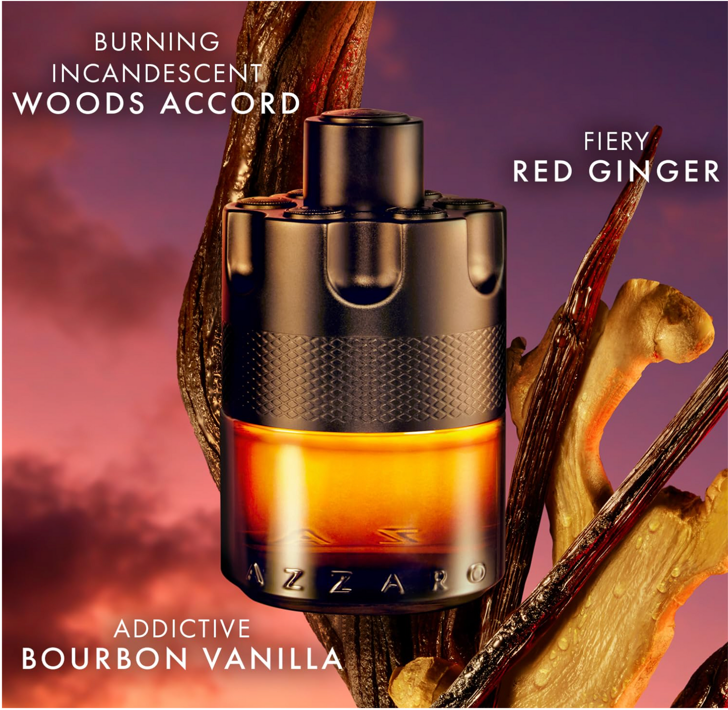 Azzaro The Most Wanted Parfum 100ml/ fl 3.4oz- Intense Mens Cologne - Spicy & Seductive Fragrance for Date Night - Lasting Wear - Irresistible Luxury Perfumes for Men