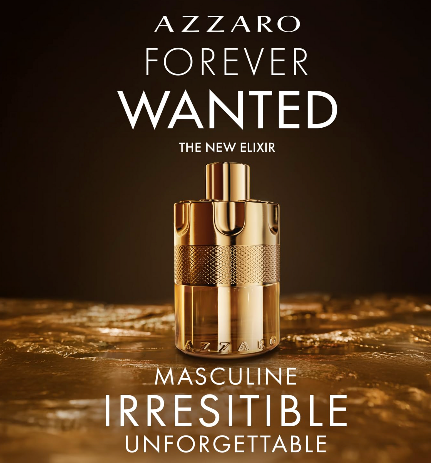 Azzaro - Forever Wanted Elixir - Mens Cologne - With Notes of Raspberry, Cardamom, and Leather Accord , 3.38 FL OZ ( 100ml)