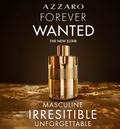 Azzaro - Forever Wanted Elixir - Mens Cologne - With Notes of Raspberry, Cardamom, and Leather Accord , 3.38 FL OZ ( 100ml)