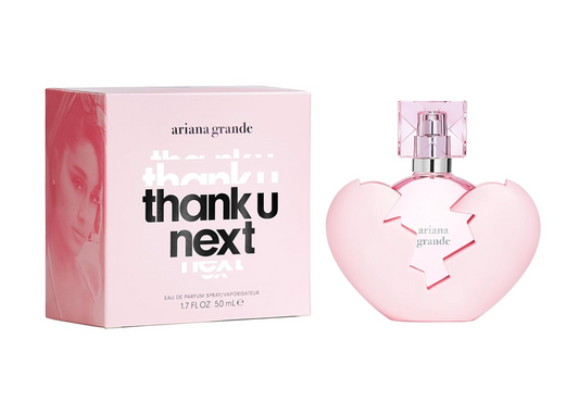 Ariana Grande Thank U Next Eau de Parfum – Floral Gourmand Musk Fragrance for Women 100ml, 3.4fl