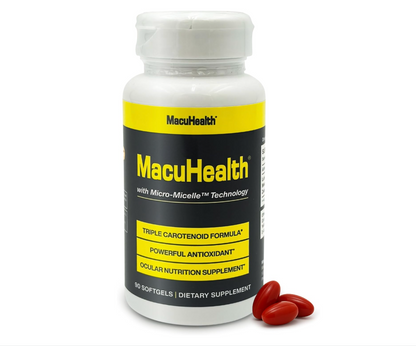 Macuhealth Triple Carotenoid Formula - Eye Vitamins for Adults - 90 Softgels, 3 Month Supply
