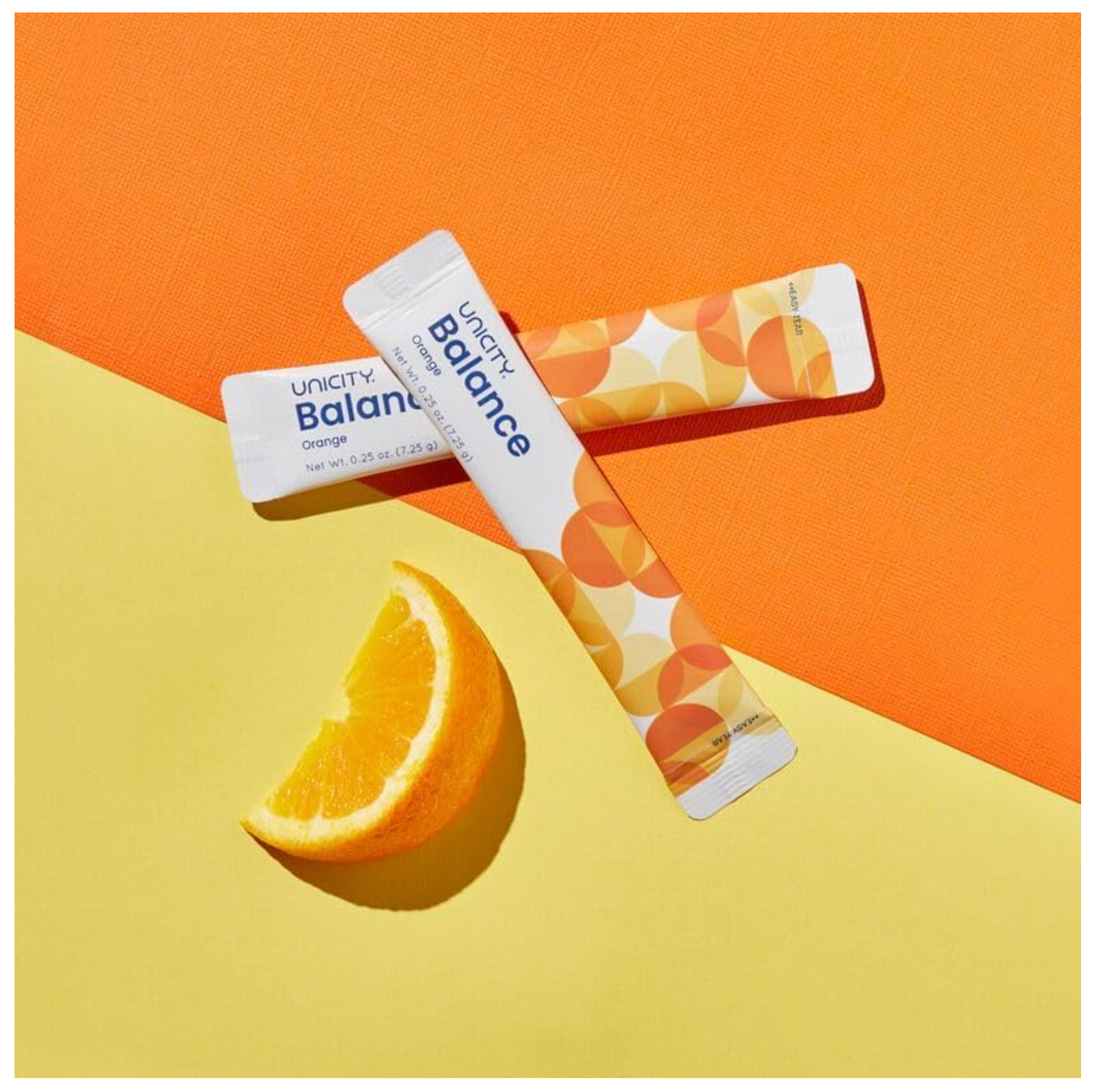 Unicity Balance Natural Orange—Stay Full Longer by slowing Carbohydrate Absorption (30 Packets)