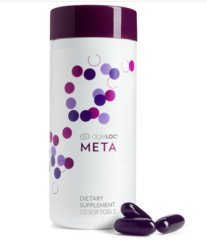 Nu Skin ageLOC Meta Tablets for Women & Men | Metabolic Nutritional Support with Antioxidants | Gut Health Support | Energy & Wellness Vitamins