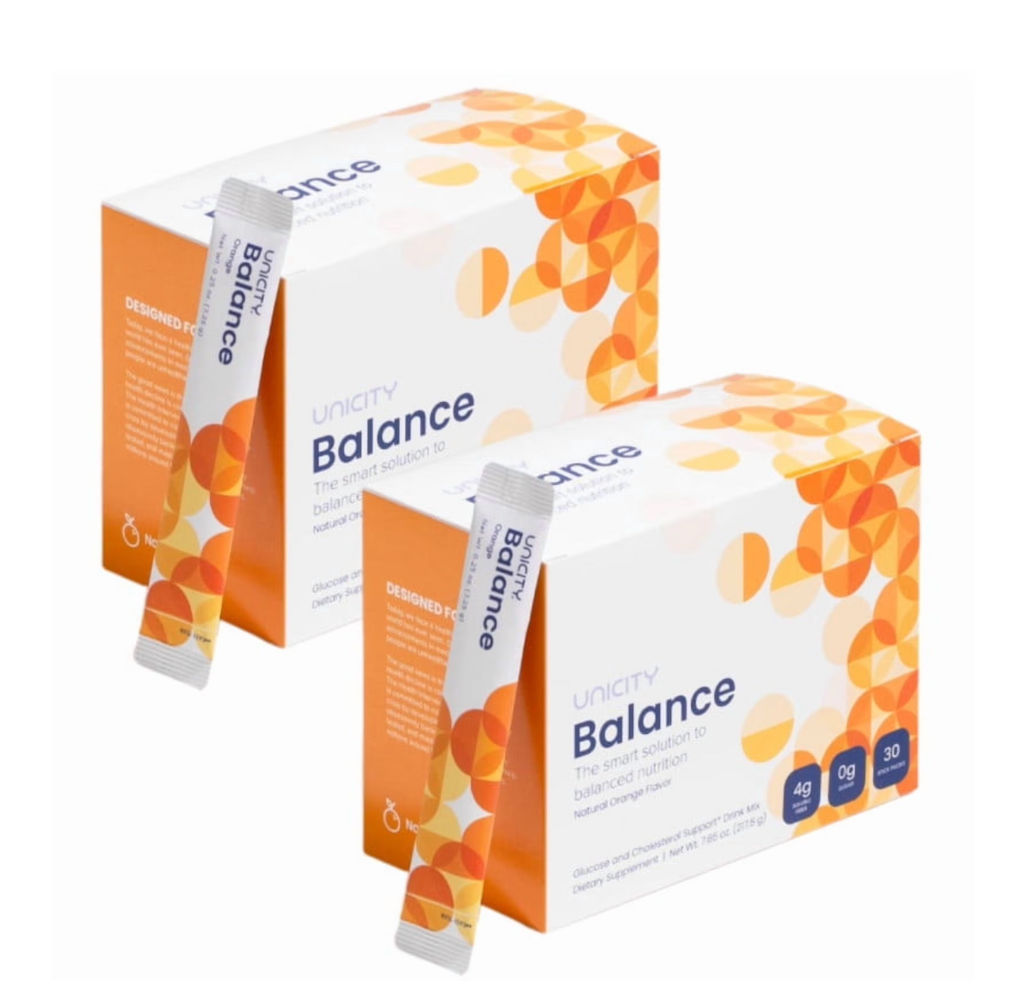 Unicity Balance Natural Orange — Pack of 3 (90 Packets)