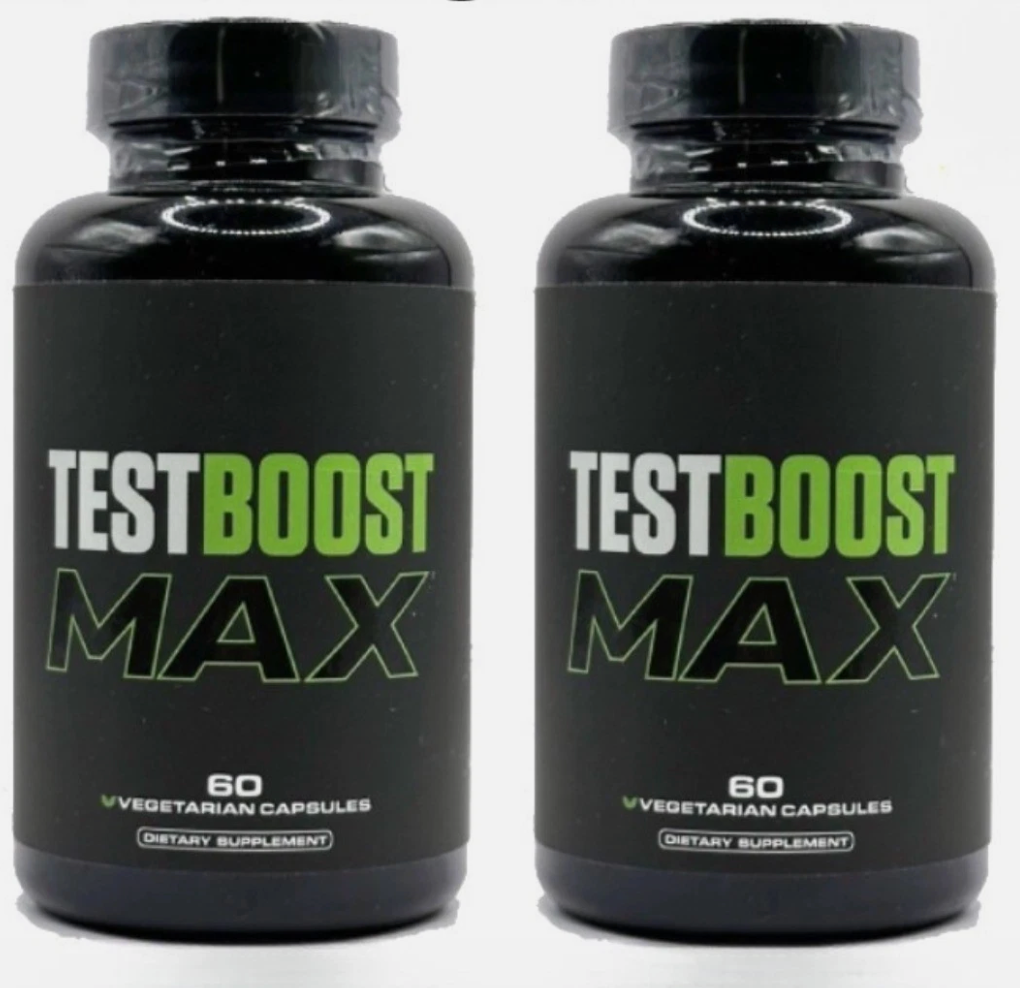 TestBoost MAX – 2 Pack (120 Vegetarian Capsules)