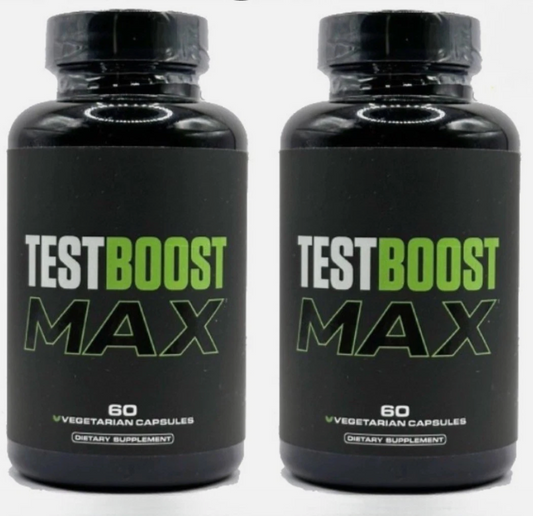 TestBoost MAX – 2 Pack (120 Vegetarian Capsules)