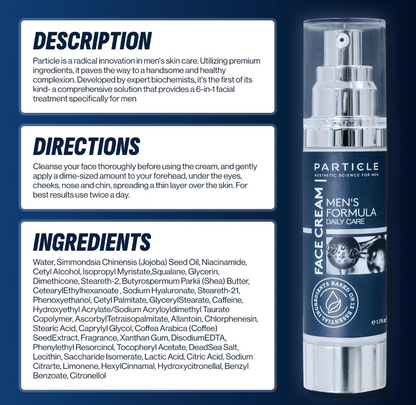 Particle 6-in-1 Face Cream for Men- PACK OF 2