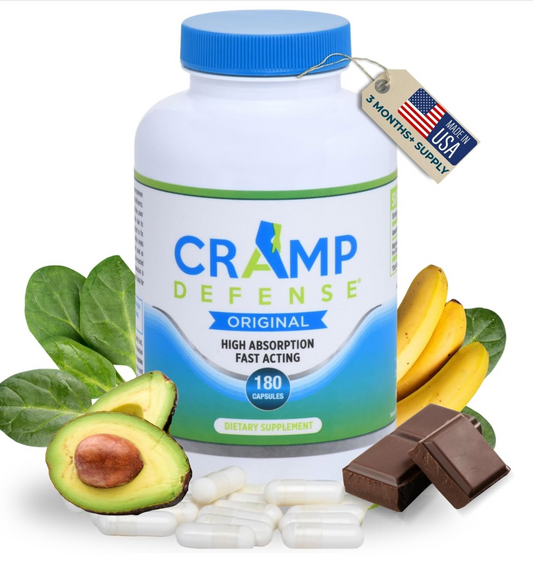 Cramp Defense Leg Cramps Pills  Magnesium Supplement