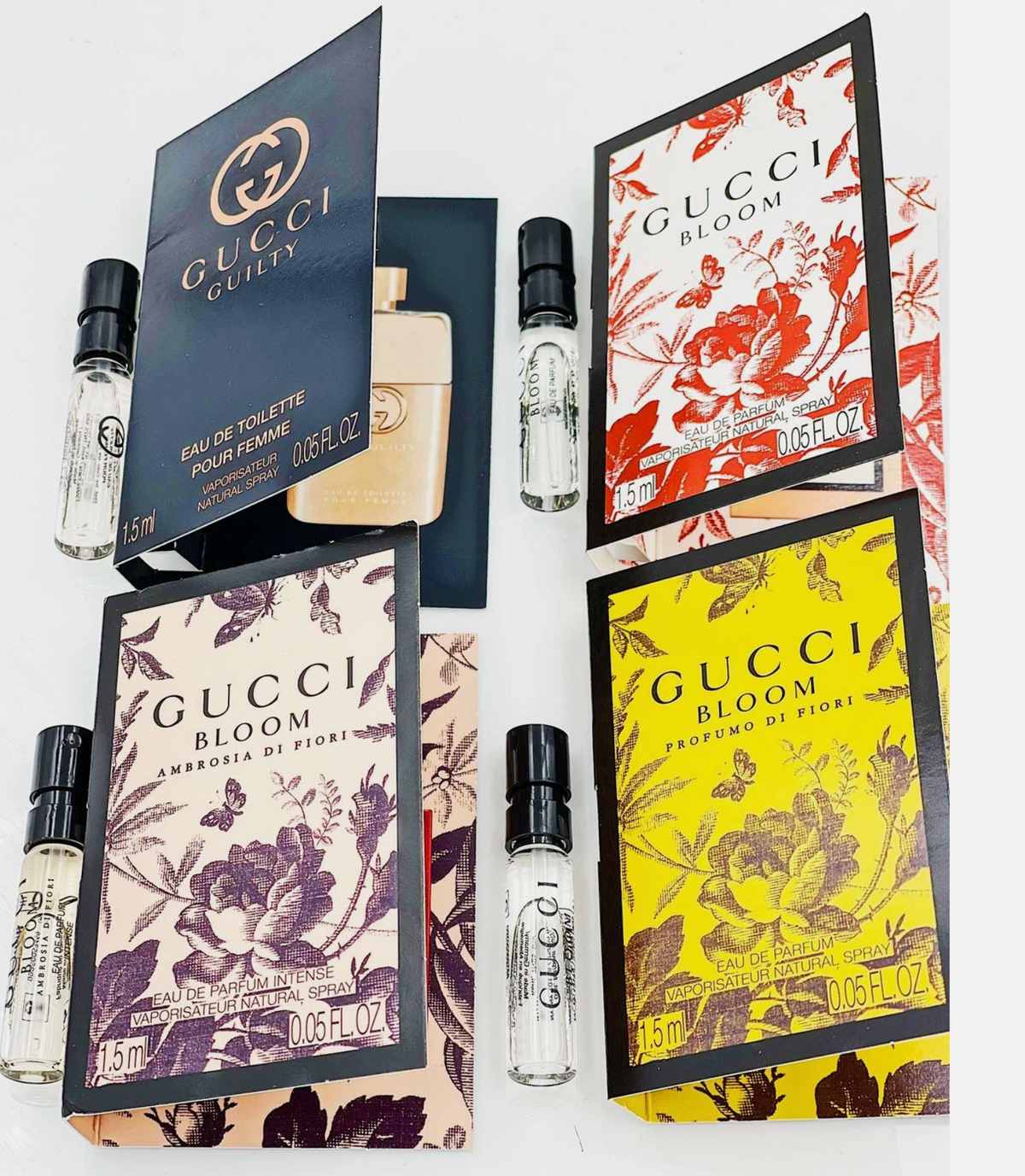 4X Perfume Mix Samples - 1.5ml - EDP - Gucci ~ For Her