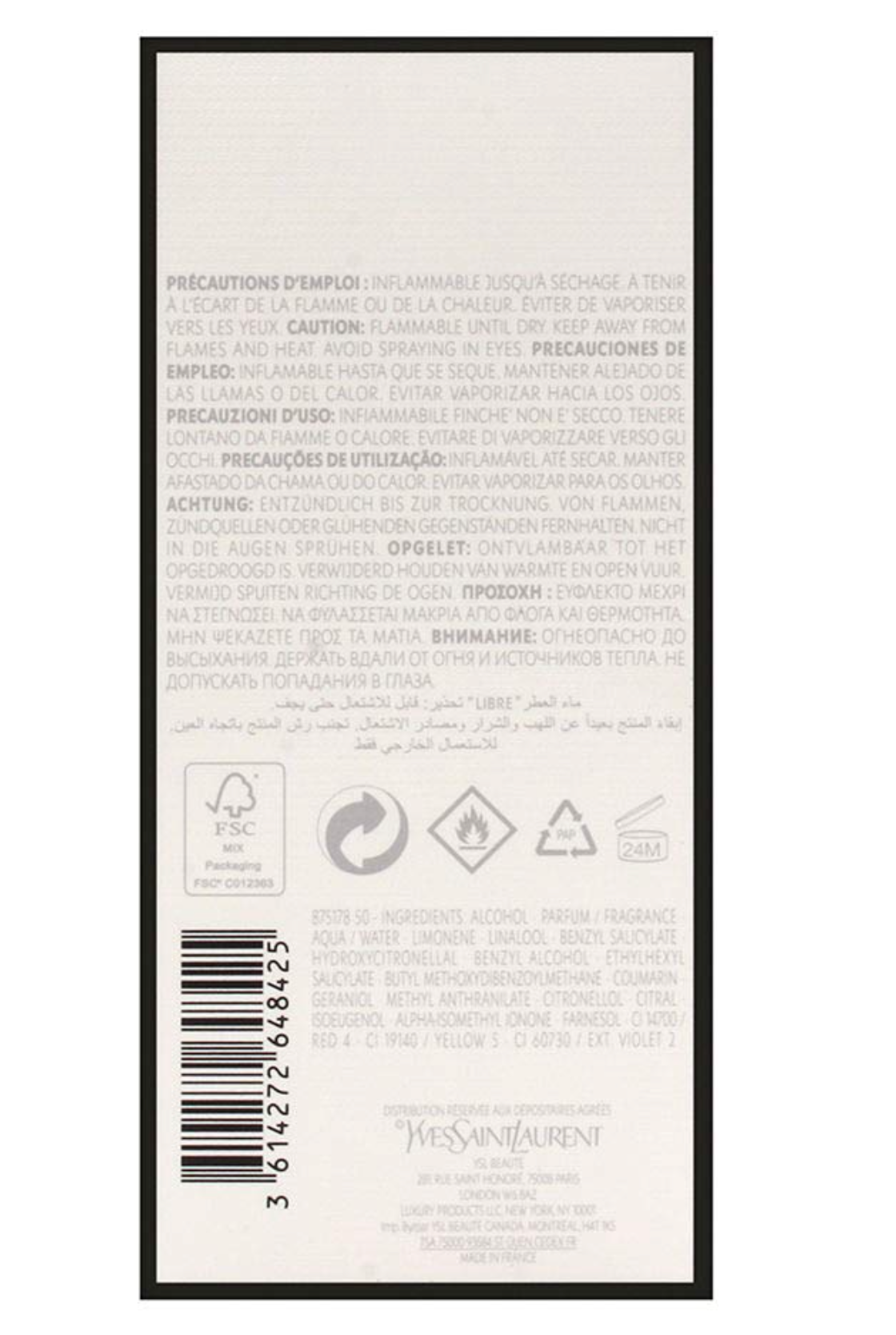 Yves Saint Laurent Libre Women 3 oz EDP Spray