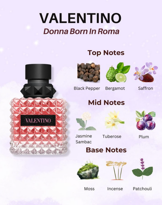 Valentino Donna Born In Roma Intense Eau de Parfum Spray for Women, 3.4 Ounce