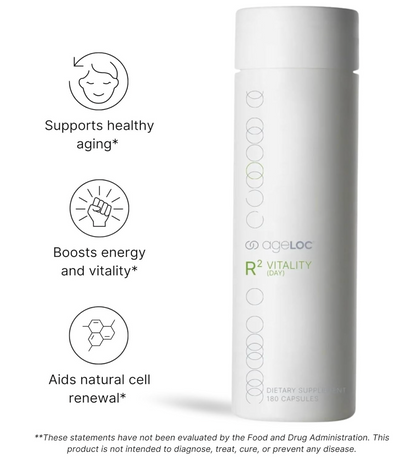 Nu Skin Nuskin Pharmanex ageLOC R2 Day Vitality energy renew recharge 180 Capsules