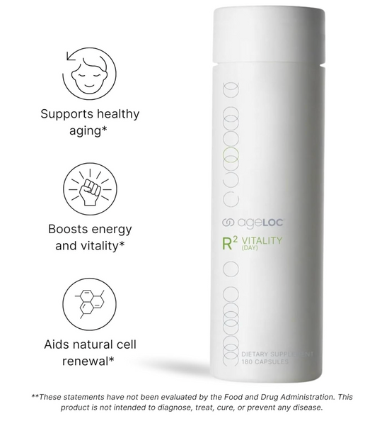 Nu Skin Nuskin Pharmanex ageLOC R2 Day Vitality energy renew recharge 180 Capsules