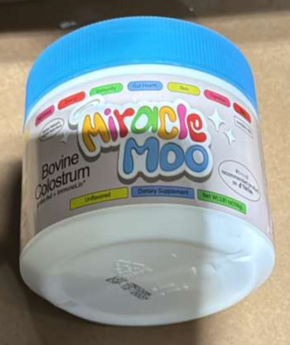 Miracle Moo Bovine Colostrum Powder – Gut Health, Immune Support & Leaky Gut Supplement