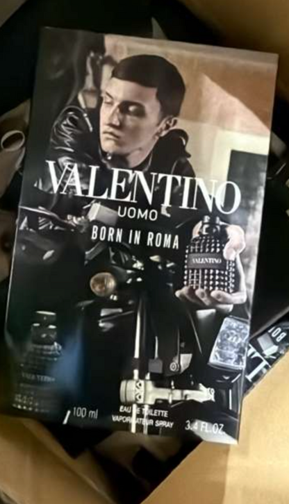 Valentino Uomo Born in Roma Eau de Toilette 3.4 oz – Men's Luxury Italian Cologne 100ml