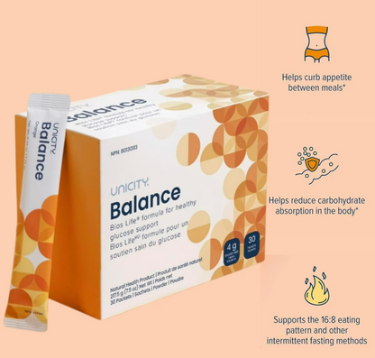 Unicity Balance Natural Orange — Pack of 5 (150 Packets)