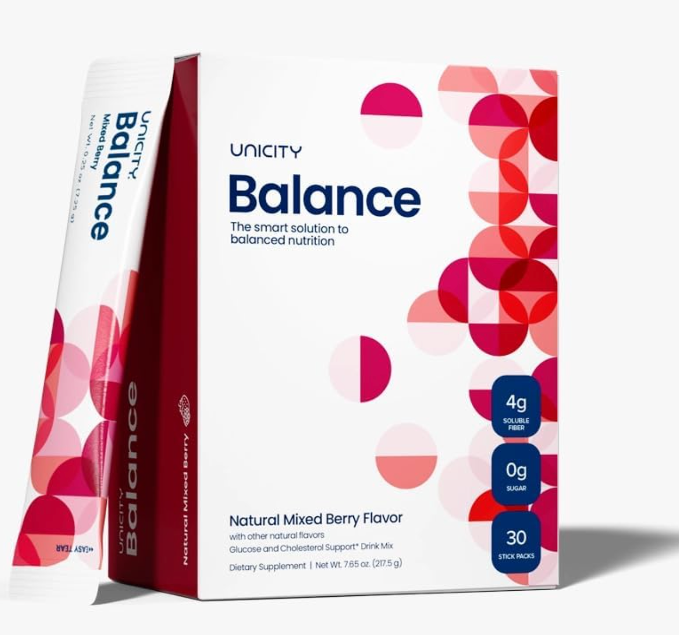 Unicity Balance Mixed Berry Stick Packs — Pack of 3 (90 Count)