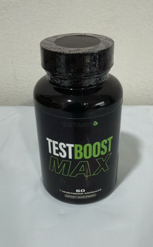 TestBoost MAX front label – 60 vegetarian capsules