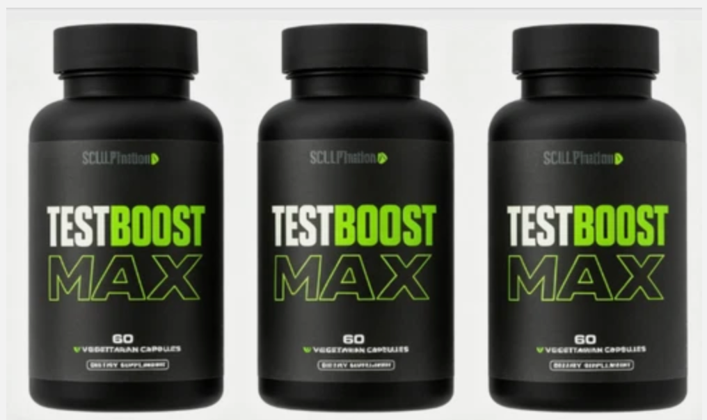 TestBoost MAX – 3 Pack (180 Vegetarian Capsules)