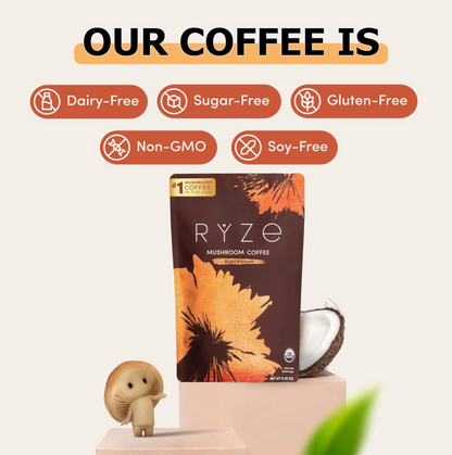 RYZE Mushroom coffee | 3 pack