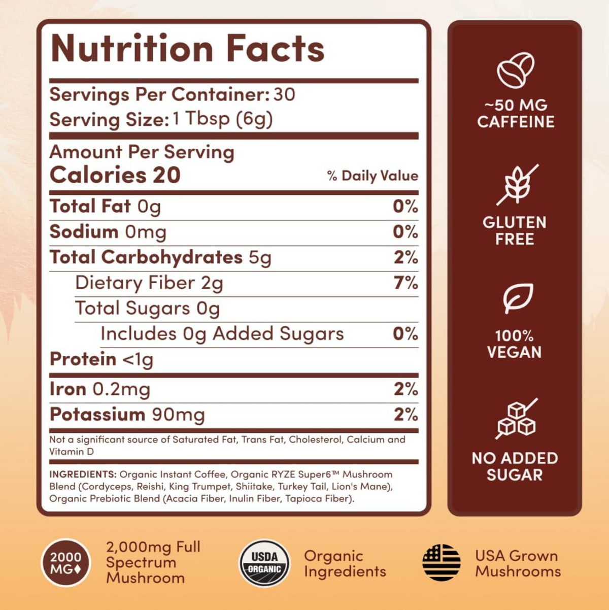 RYZE Mushroom coffee | 3 pack