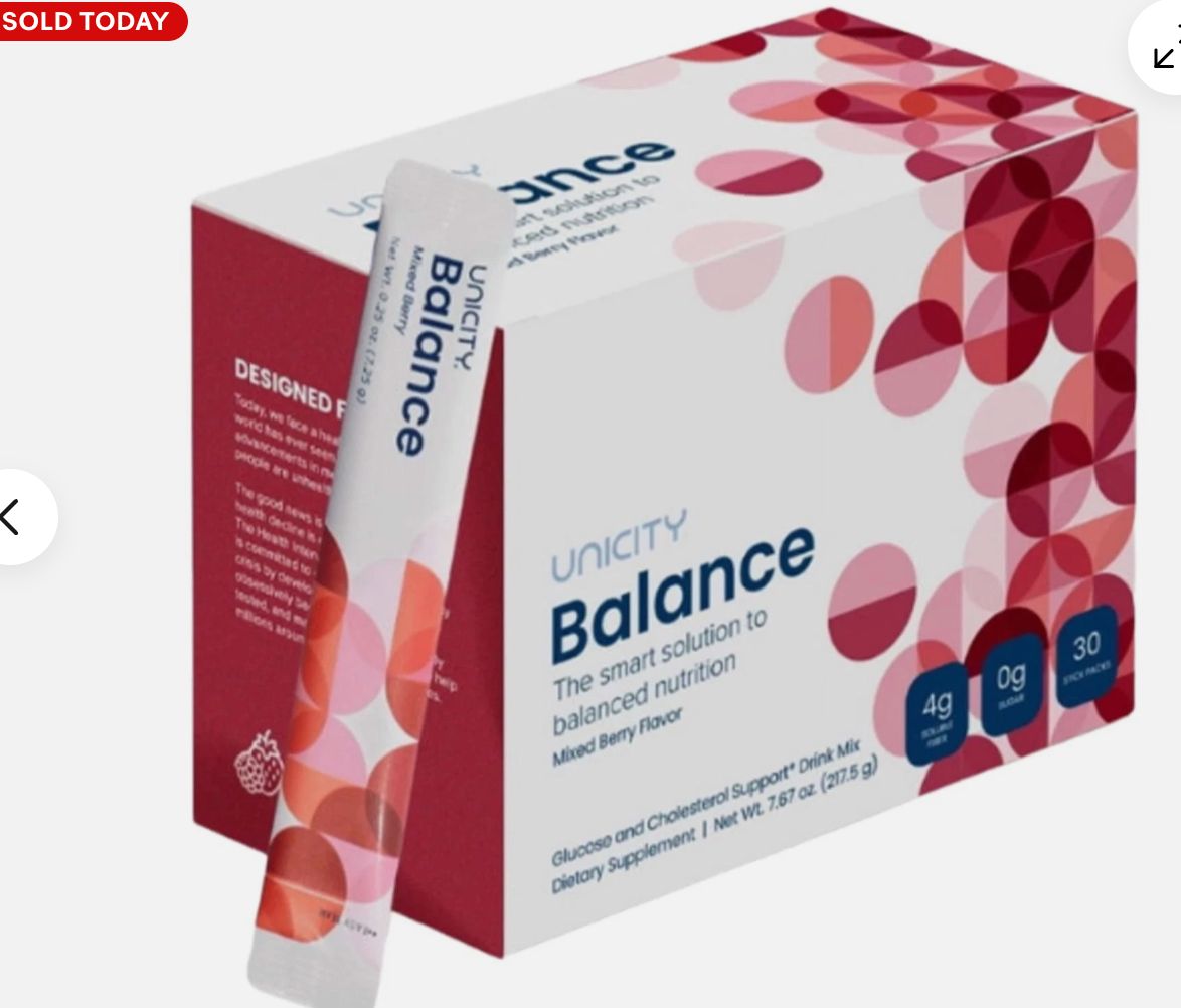 Unicity Balance – Mixed Berry Flavor (30 Stick Packs)