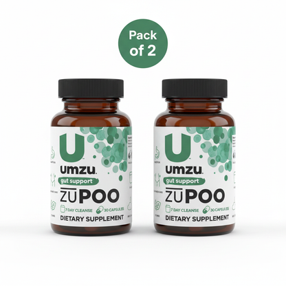UmZu ZuPoo gut support colon cleanse Pack of 2 bottles