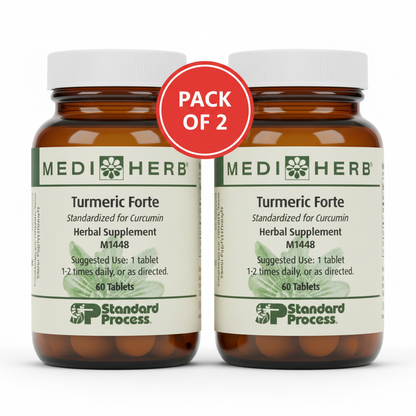 MediHerb Turmeric Forte Standard Process Pack of 2 bottles