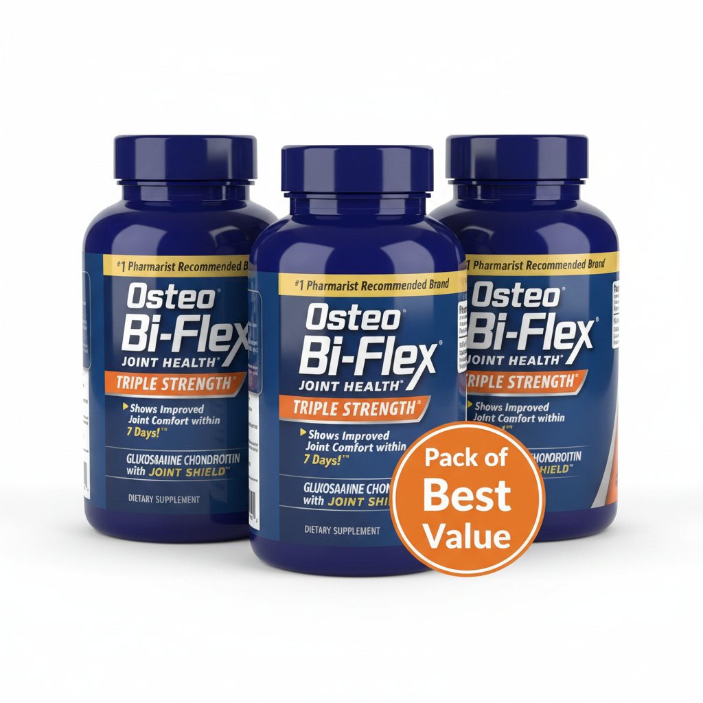 Osteo Bi-Flex Triple Strength Joint Health Pack of 3 bottles best value
