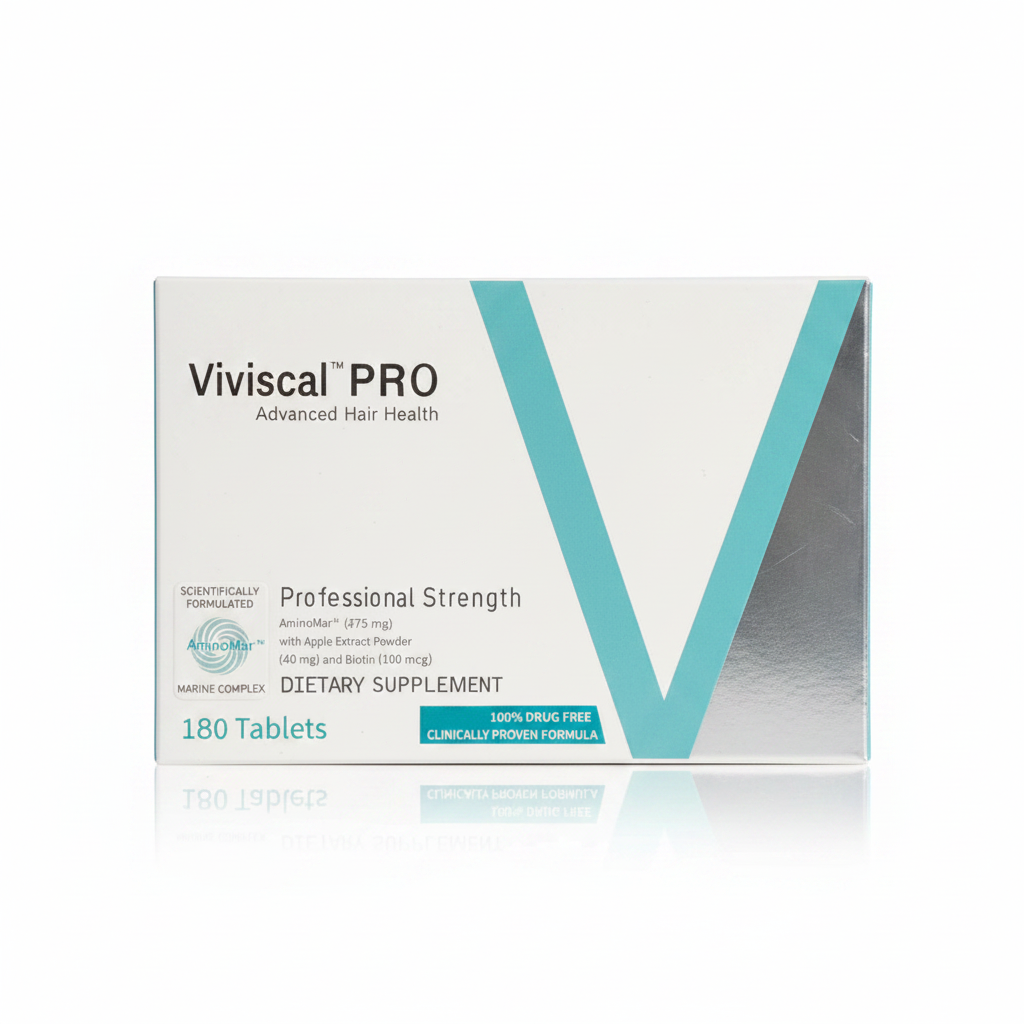 Viviscal PRO Advanced Hair Health supplement studio product photo