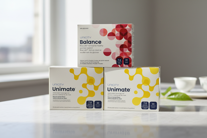 Unicity Unimate supplement boxes lifestyle photo