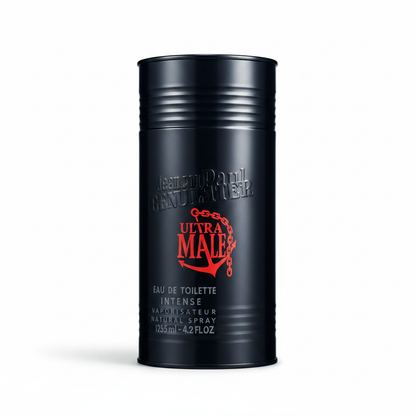 Jean Paul Gaultier Ultra Male Intense studio product photo
