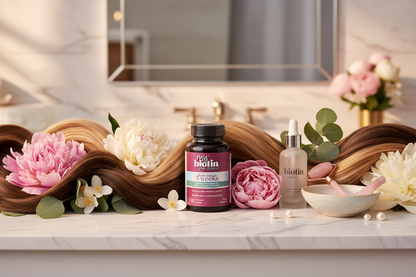 My Biotin Pro Clinical hair supplement lifestyle beauty photo