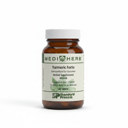 MediHerb Turmeric Forte studio product photo