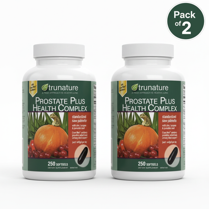 TruNature Prostate Plus Health Complex Pack of 2 bottles