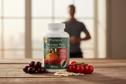 TruNature Prostate Plus with natural ingredients lifestyle photo