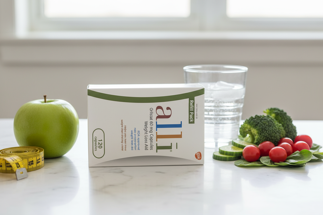 Alli Orlistat 60mg healthy lifestyle photo