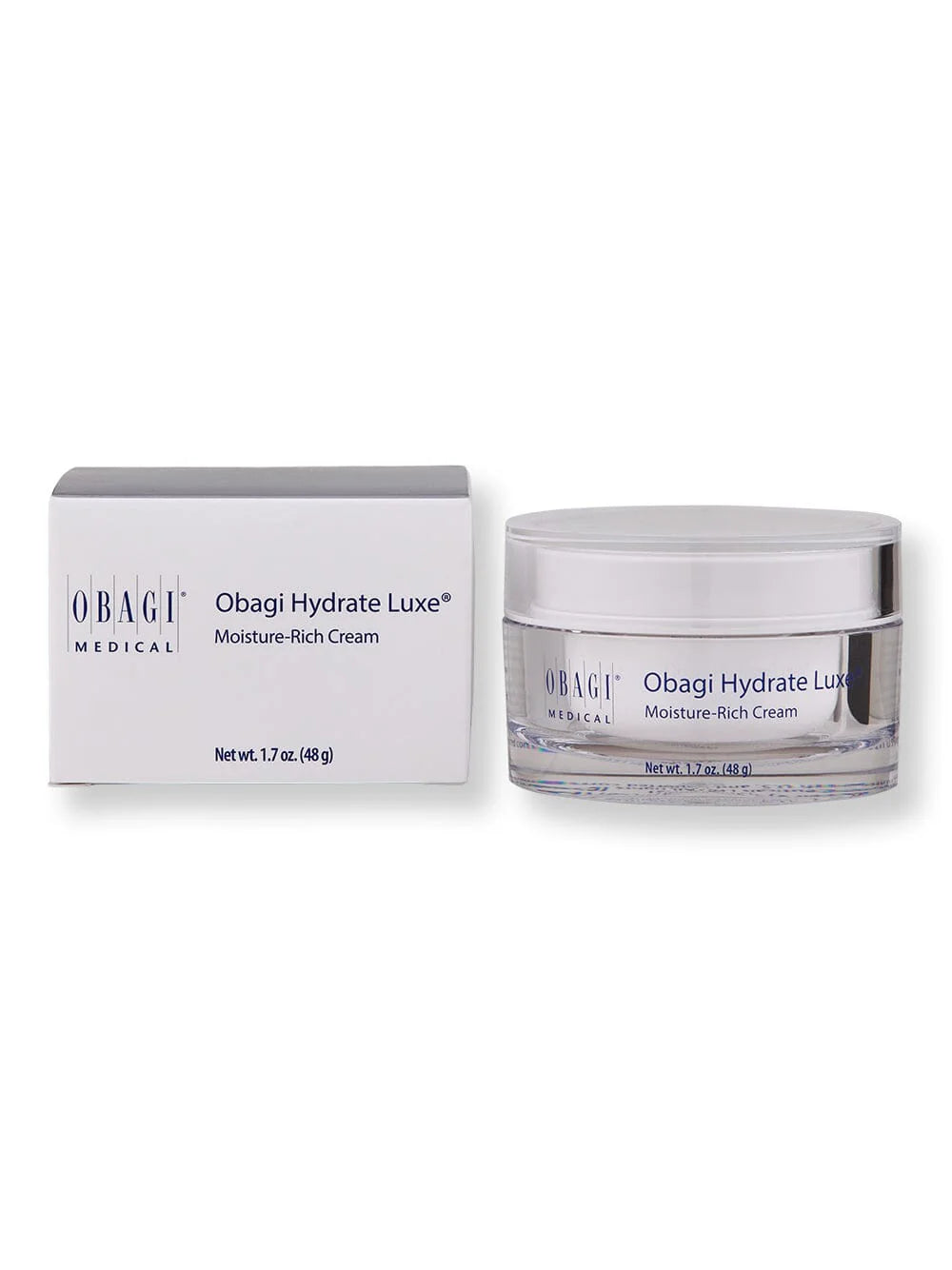 Obagi Hydrate Luxe Moisture Rich Cream – 1.7 oz / 48 g | Intense Hydration & Anti-Aging Night Cream